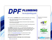 Tablet Screenshot of dpfplumbing.co